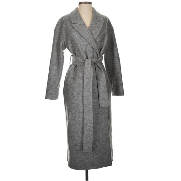 COS 100% Pure Wool Gray Winter Coat - Picture 1 of 7